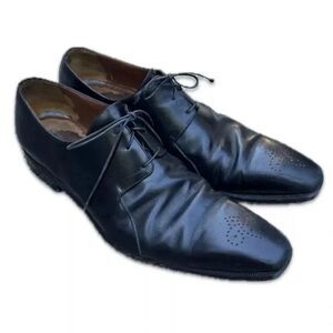 Amedeo Testoni‎ calf leather derby shoes Size 11.5